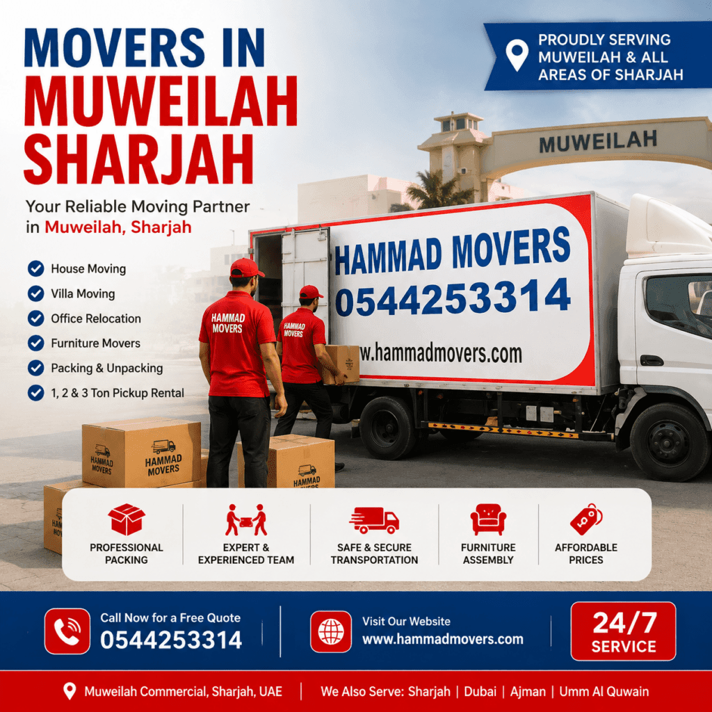Movers in Muweilah Sharjah