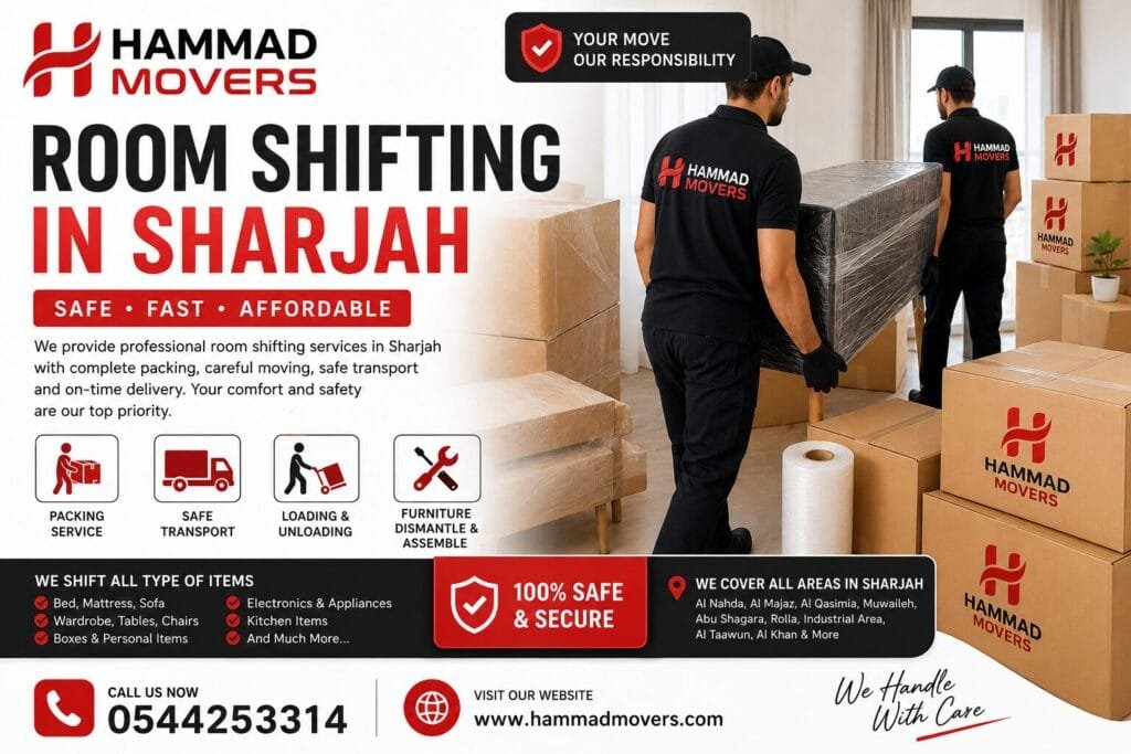 ROOM SHIFTING IN SHARJAH
