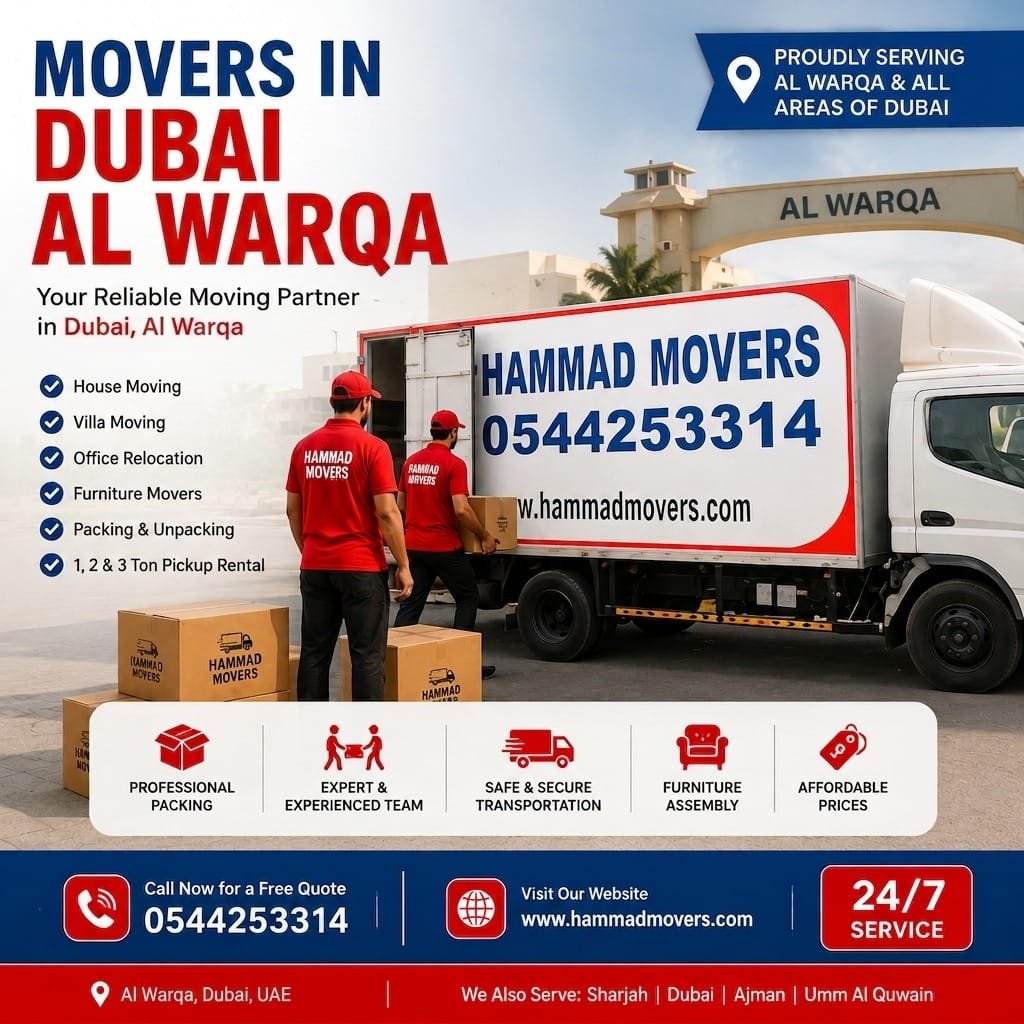 Movers in Dubai Al Warqa